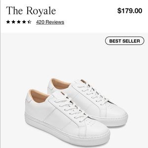 Greats The Royale Blanco. Best seller. Leather. Size 7
